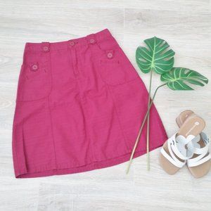 Cherokee Magenta Mini Skirt